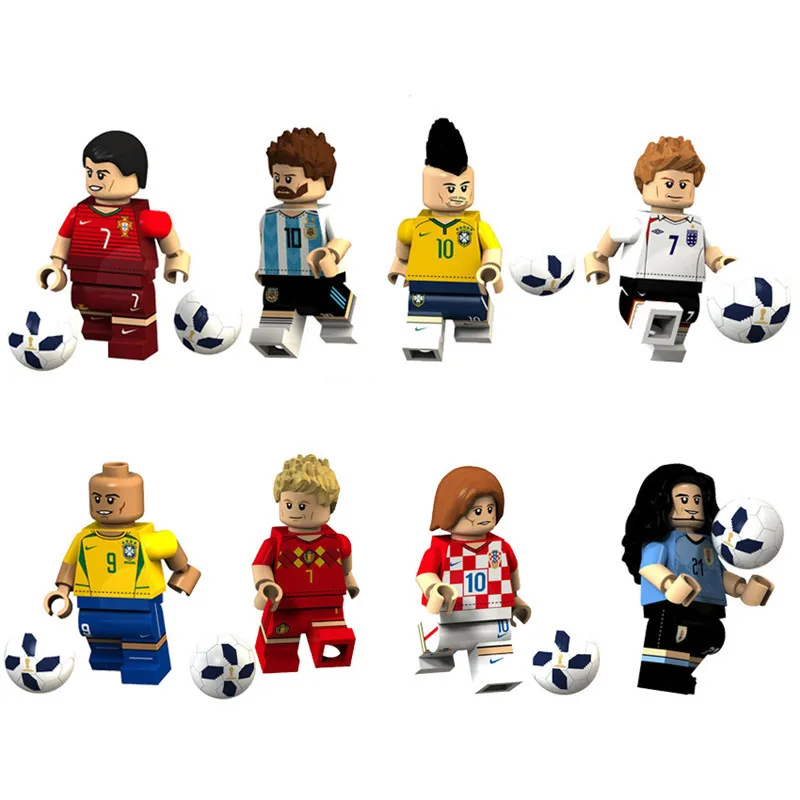 Hot!!!8Pcs/Lot Argentina England Football Soccer Team Leader Player