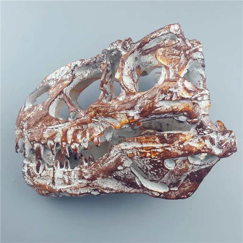 MRZOOT Смола скелет динозавра Модель Tyrannosaurus череп животных Исследование Обучение коллекция ремесла Творческий дом Декор