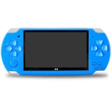 X6 портативный игровой плеер 4,3 дюймов экран 8G rom mp4 плеер Видео ТВ выход игровая консоль поддержка для игр GBA NES SFC