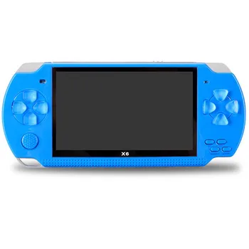 

X6 Handheld Game player 4.3 inch screen 8G ROM mp4 player Video TV OUT game console support for GBA NES SFC games