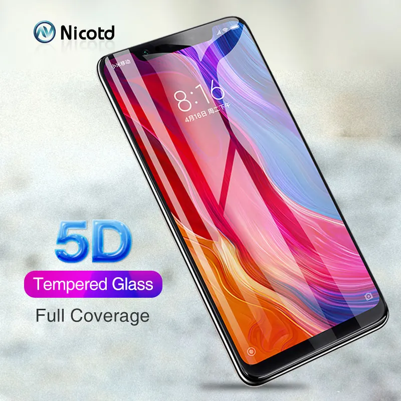 5D Protector Glass For Xiaomi Redmi 5Plus Note 5Pro Screen Tempered Glass Cover Film On For Xiaomi Mi 8 SE Play Redmi Note 6 Pro (2)