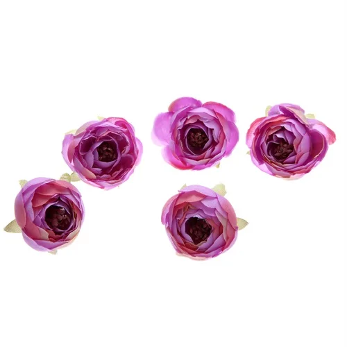 lavender pink 20 шт./лот 4 см Шелковая Роза искусственная цветы Лютик бутон розы цветы для свадебный Декор Сделай Сам венок; детская лента для волос; ободок для волос; ремесло в форме искусственных цветов - Цвет: lavender pink