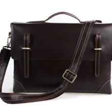 J.M.D Ретро Crazy Horse кожа для мужчин's сумки Multi функциональный Портфели Сумка для ноутбука 7228Q