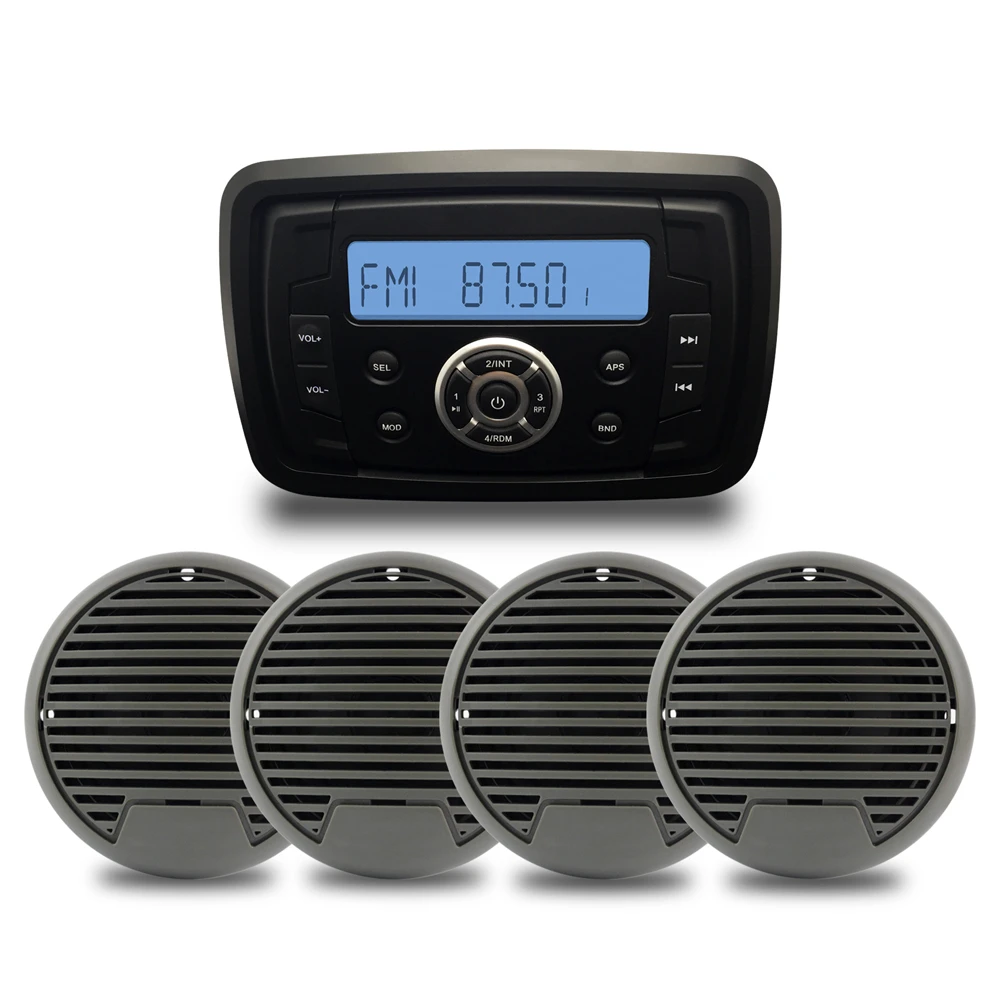 boat radio and speakers