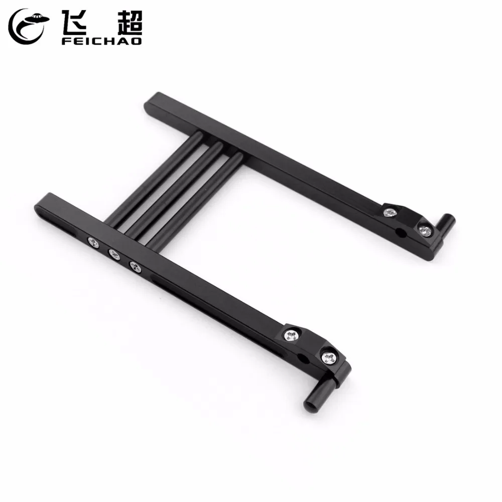 

Feichao CNC Aluminum Alloy TX Transmitter Bracket Stand Holder for JR / Futaba DX6 FF9 9X Remote Controller RC Drone Helicopter
