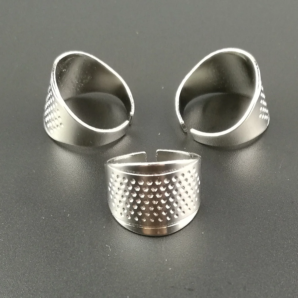 Новые 1 шт. бытовые швейные принадлежности для рукоделия серебряное кольцо напёрсток протектор домашнее шитье ремесло аксессуары