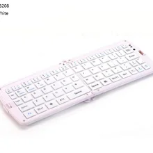 KB208 Универсальный Bluetooth 3,0 Беспроводная мини складная клавиатура 66 клавиш для IOS мобильного телефона Android Windows tablet IPhone Ipad