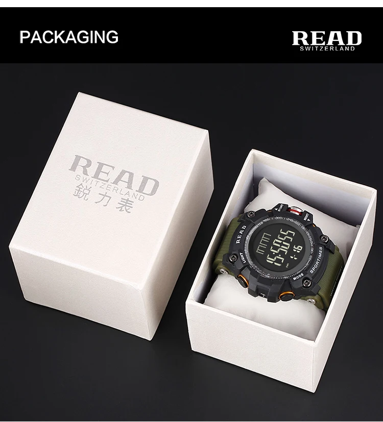 luxury brand READ LED digital wristwatches for men waterproof shock resist military watch free shipping 2018 (22)