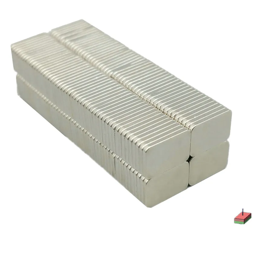 

N48H NdFeB Magnet Block 9.14x6.39x0.9 mm R1.11 High Temperature Magnetized Strong Neodymium Permanent Rare Earth Magnets