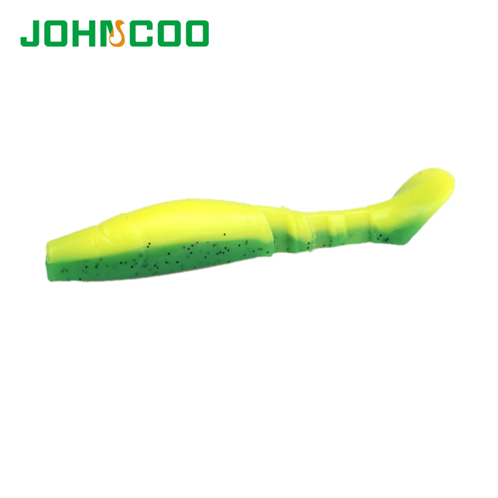 6 шт. мягкие рыболовные приманки JOHNCOO 75mm4.5g волшебные для рыбалки Червячные