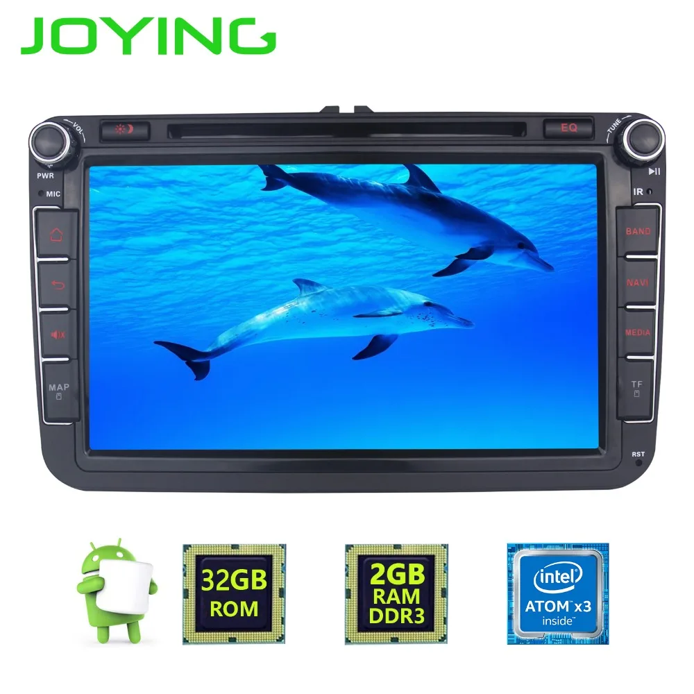 2 Din Android 6 0 font b Car b font Radio Stereo Recorder For VW Skoda