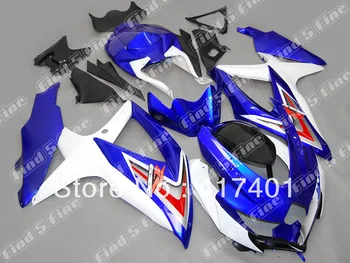 

blue white black red for GSX R600 R750 08-10 GSXR 600 750 GSXR600 GSXR750 GSX-R600 GSX-R750 08 09 10 2008 2009 2010 fairing kit