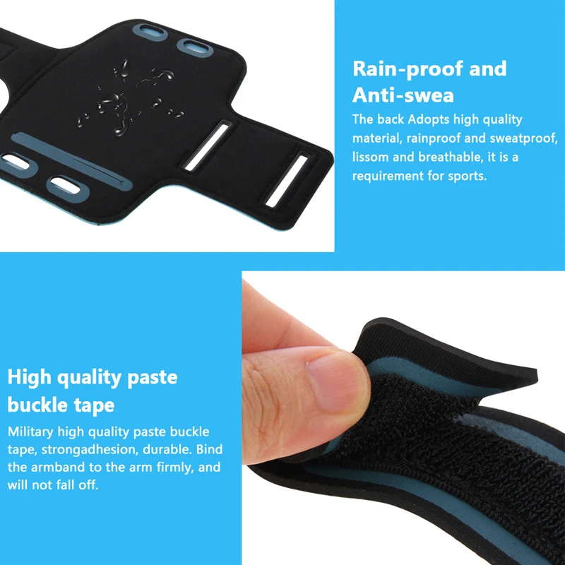 Ponsel Ban Lengan 5.5 Inch Ponsel Case untuk Iphonex X 8 7 6 6 S Plus Case Olahraga Ban Lengan Handphone Belt cover Menjalankan Gym Bag Case