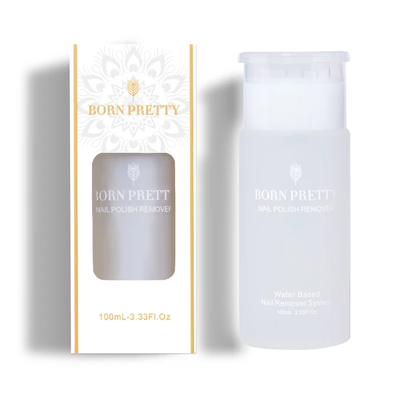 

BORN PRETTY Nail Polish Remover 100ml Water Based Nail Lacquer Cleaner Cotton Wool Balls Claw Manicure Nail Art Tools