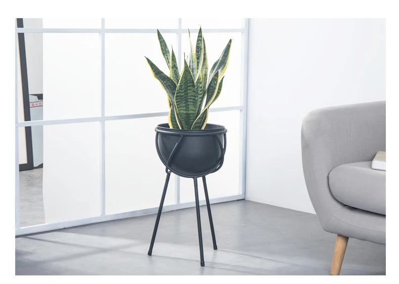 Луи модные полки растений простые скандинавские железные террасы современный минималистичный дизайн интерьера