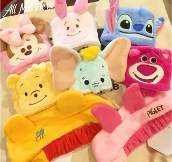 

Strawberry Bear Fly Elephant Stitch Pigge Minnie Girl Hairband headband Hair Hoop Makeup Accessory Lovely Cartoon Toy Gift