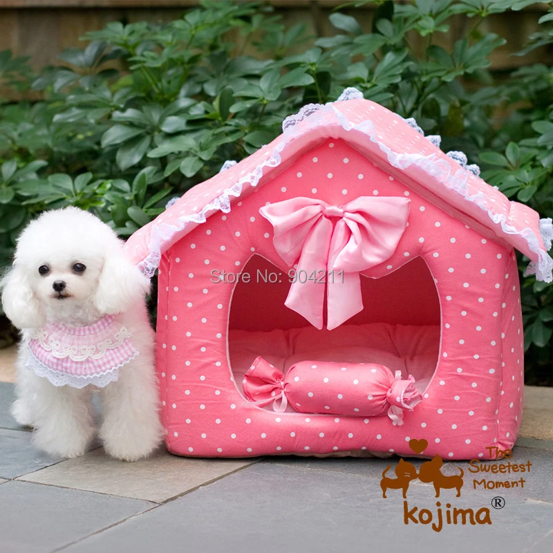 16熱い日本小島プリンセス犬小屋ペット犬のベッド猫砂パッド巣ハウスピンクハウス送料無料ギフト Nest House Cat Pet Housesbed Cat House Aliexpress