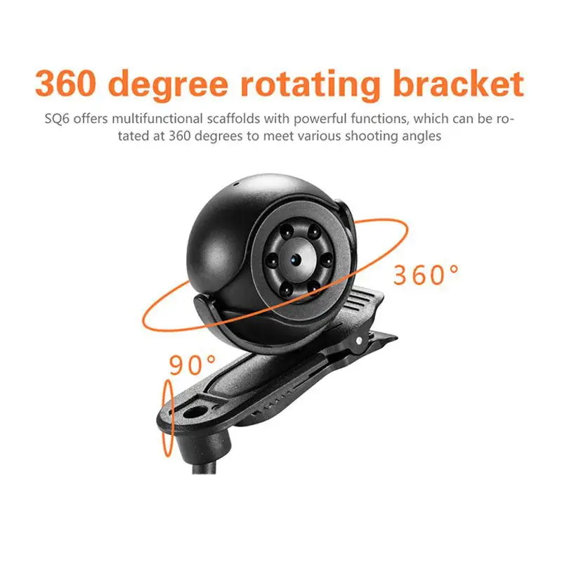 

SQ6 Mini Camera high quality Portable HD 1080P Camera Mini Surveillance Camera Cam Wide Angle Night Vision Camera