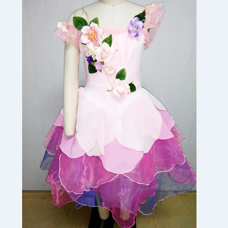 

Waltz of the Flowers Ballet's Cinderella Dresses, Nutcracker Fairy Ballet Costumes Pink Flower Ballet Ballerina Costume