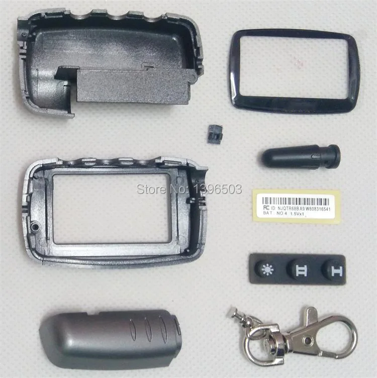 

Wholesale A9 Case Keychain for Two Way Car Alarm System Twage Starline A9/A6/A8/A4 2-WAY LCD Remote Control Key Fob Chain