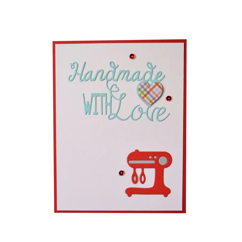 

GJCrafts Mother's Day Cutting Dies Creative Love Stencil Metal Cutting Dies for Dies Scrapbooking Embossing Card Craft Dies