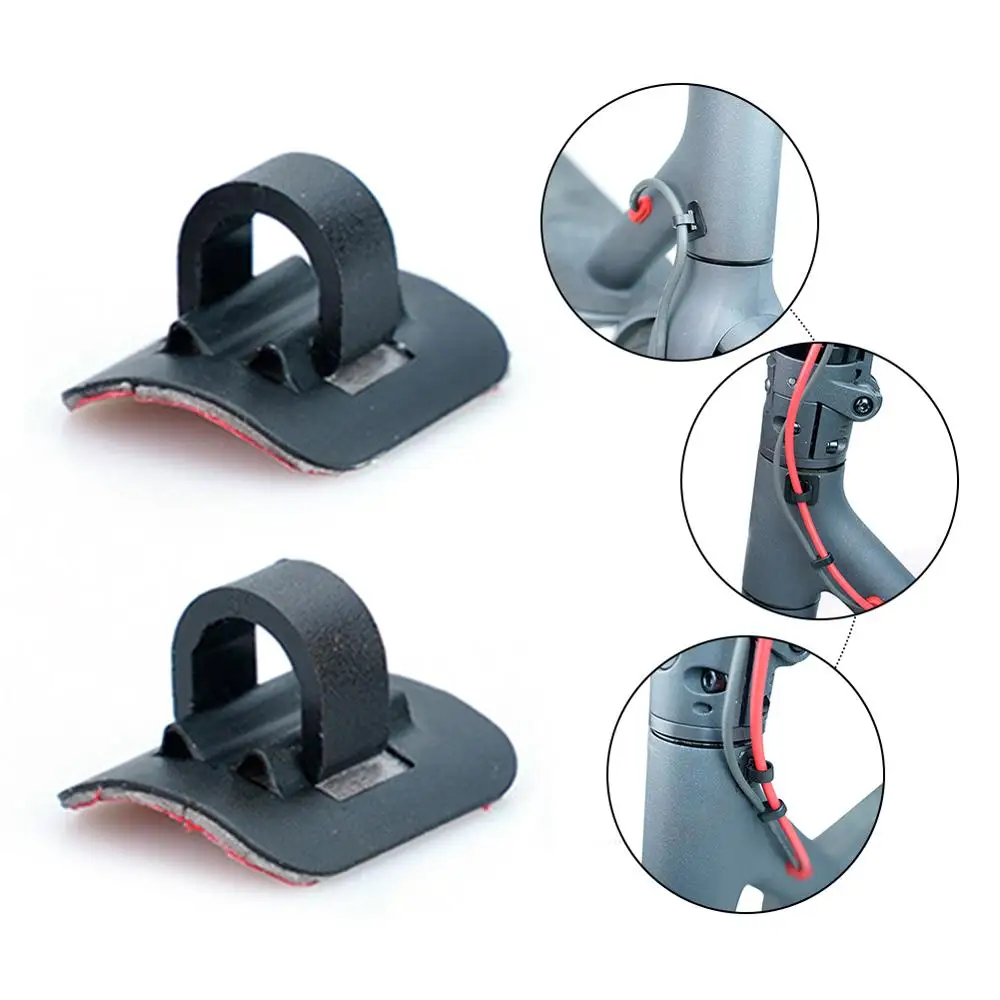 

2pcs Electric Scooter Cable Tie Buckle Alloy Organizer for Xiaomi M365 Pro Scooter Accessories (2.3x1.0 cmx1.0 cm)