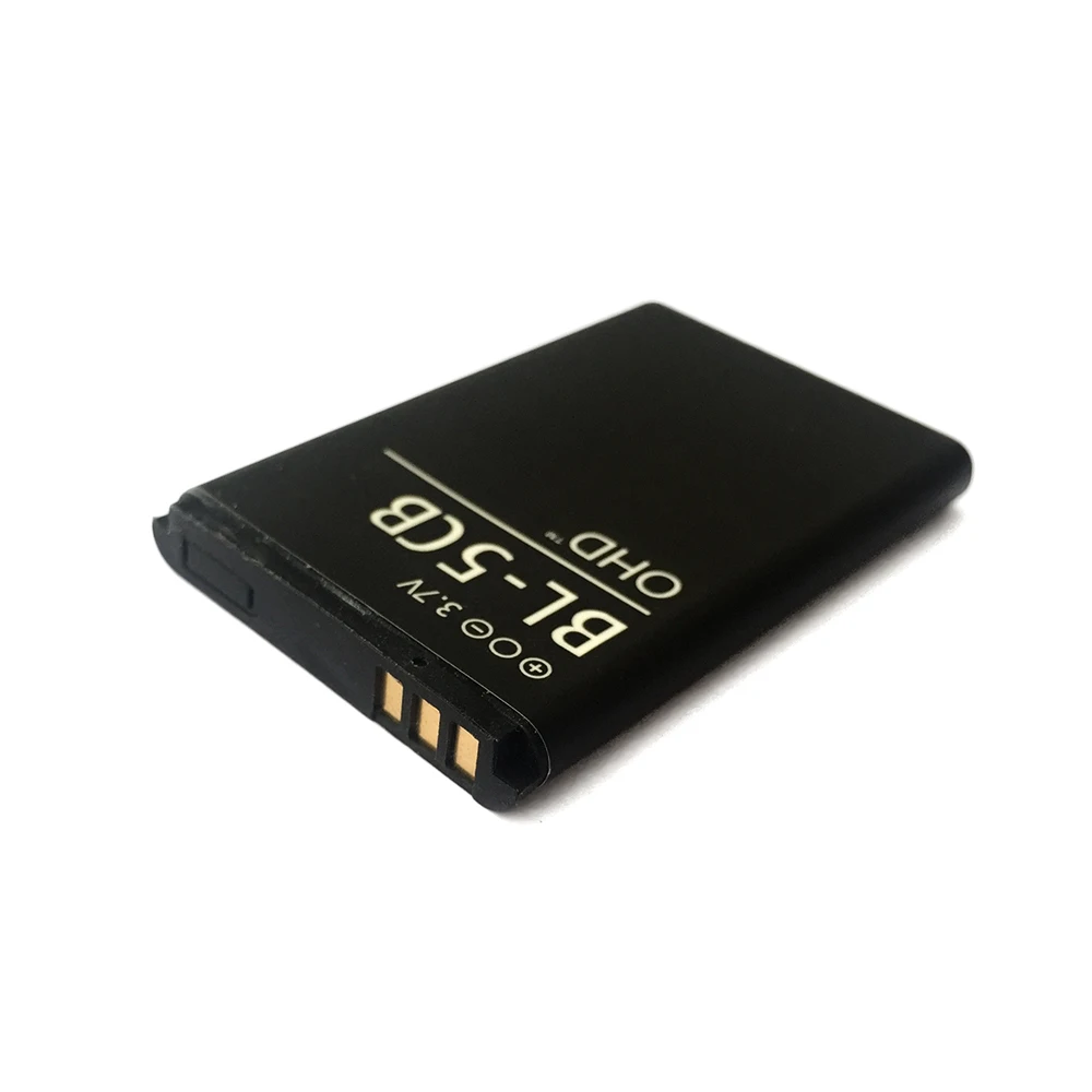 OHD battery BL-5CB BL 5CB BL5CB 850mah Rechargerable cell phone battery for Nokia 1800 E60 3600 3660 6620 6108 3108 2135 2