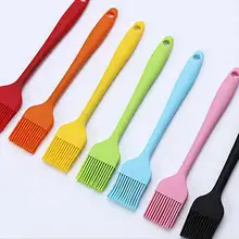 Цельный Еда Класс Силиконовые кисти без ворса барбекю кисть растительного масла кисть силиконовый венчик формочка для торта DIY Кухня аксессуары