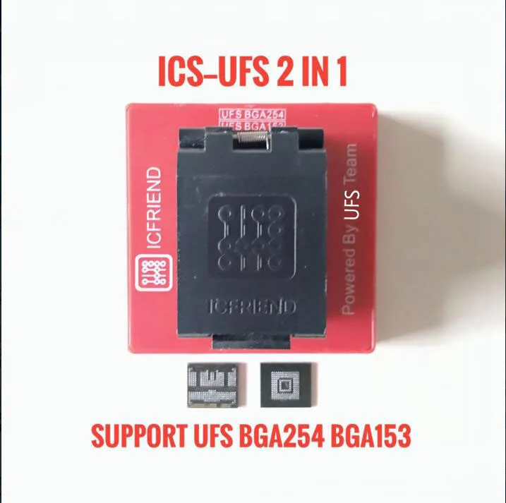Новинка 2020 оригинальные UFS разъем адаптера ICFriend ICs 2 в 1 поддержка BGA254 BGA153 с