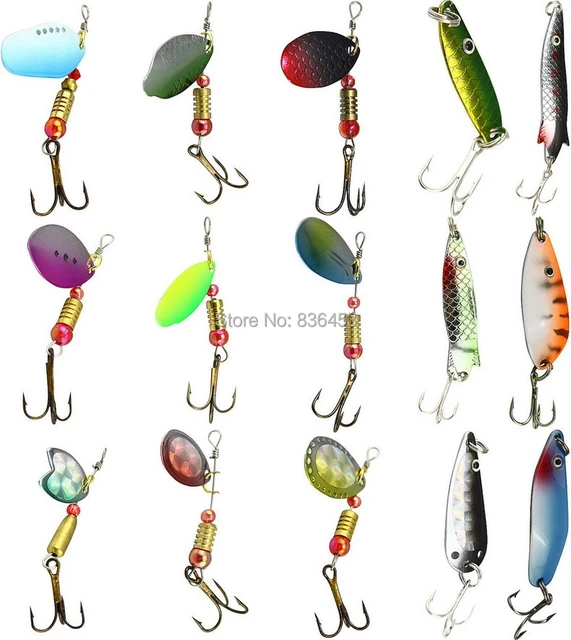 Anglers Choice Artificial Lures Kit Spoon Metal Lures Spinnerbait Top Water  Lure Spinners Bait For Fishing Wobbler - AliExpress