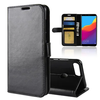 

30pcs/lot R64 Wallet Leather Stand PU+TPU Cover Stand Case For Huawei Honor 7A Y6 2018 / Honor 7A Pro / Y9 2018 / Honor 7C