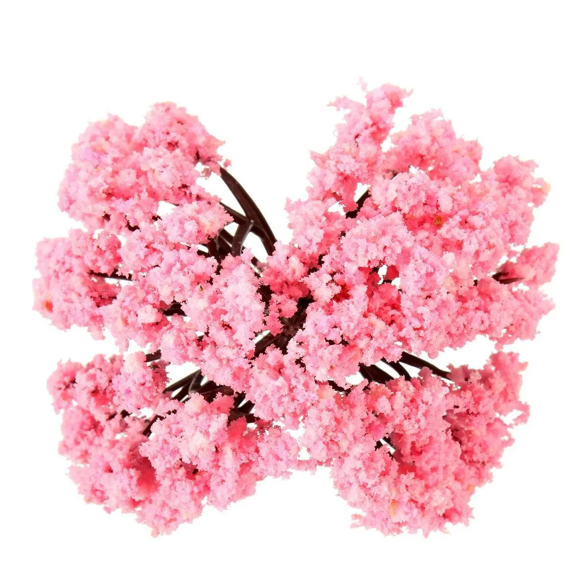 138 15 De Réduction5 Pièces Arbre à Fleurs Rose Miniature Fée Jardin Maison De Poupée Disposition Modèle Décor Ornement 8 Cm Dans Artificielle Et