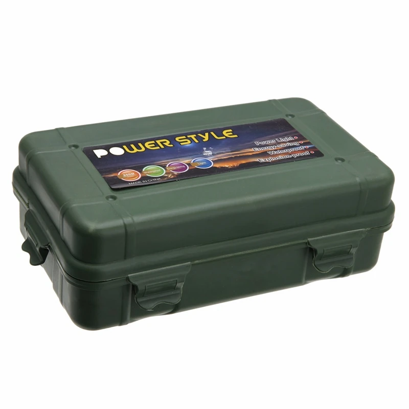 Outdoor Airtight Survival Storage Case Flashlight Torch Carry Container