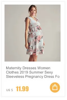 Летнее платье для беременных женская одежда 2019 в полоску без рукавов платья беременных халат Grossesse Vestidos Embarazada
