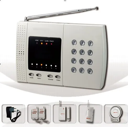 

6 defence zone alarm system PSTN (Landline) Alarm System (433/315MHz)