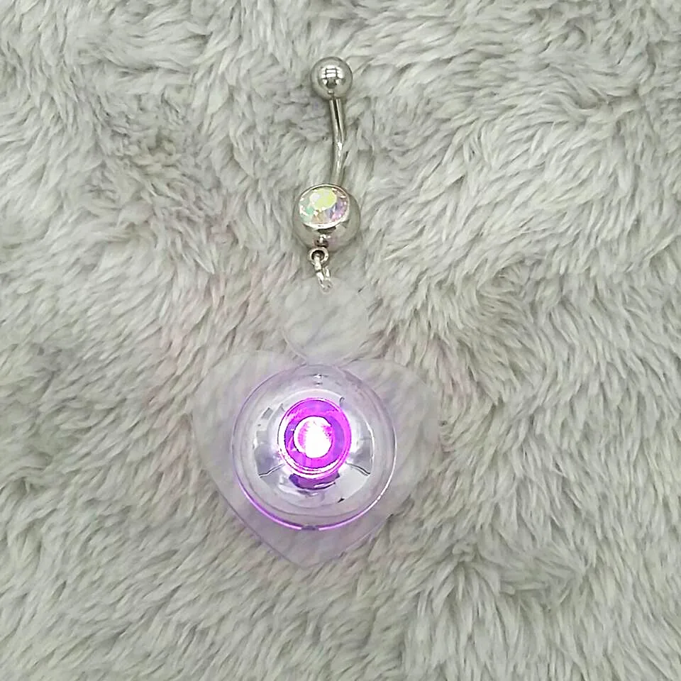 

LED Luminous Navel Piercing Belly Button Rings Body Piercing Navel Sexy Jewelry Women Bijoux Piercing Nombril