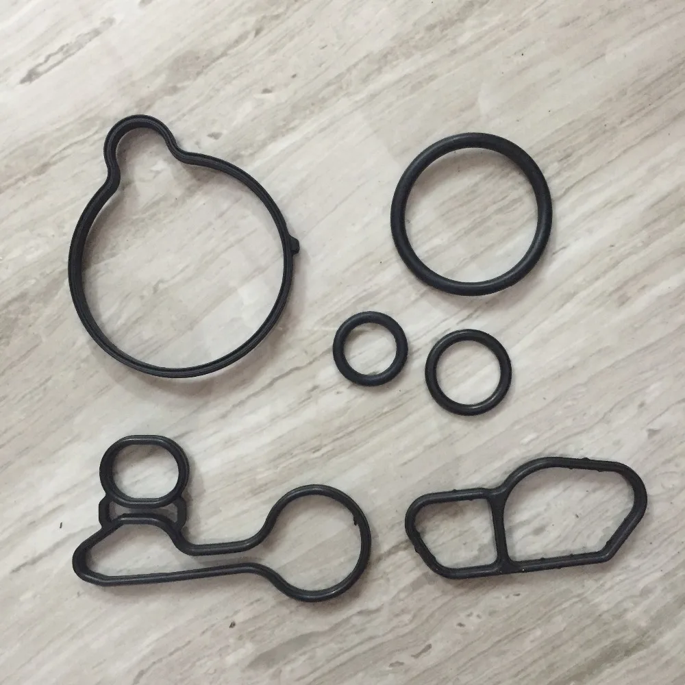 AUTO Engine Oil Cooler Repair Kits Gaskets For Opel Astra J Chevrolet
