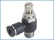 

tube 1/2-1/4 NPT thread Air Flow Control Valve,speed controller, pneumatic fitting