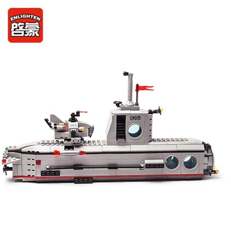 ENLIGHTEN 816 военные подводные лодки глубокое море Приключения фигурки блоки