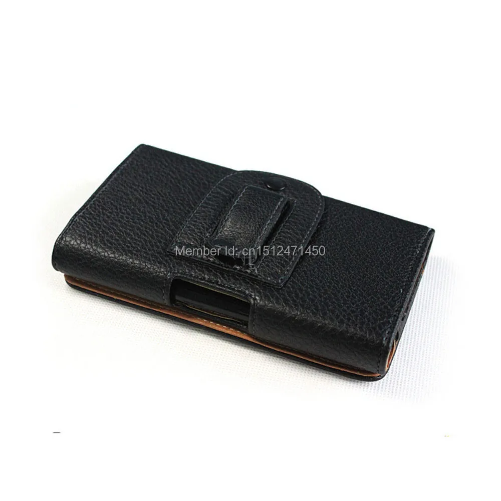 Leather Sideways Horizontal Belt Clip Case Pouch Holster Cell Phones