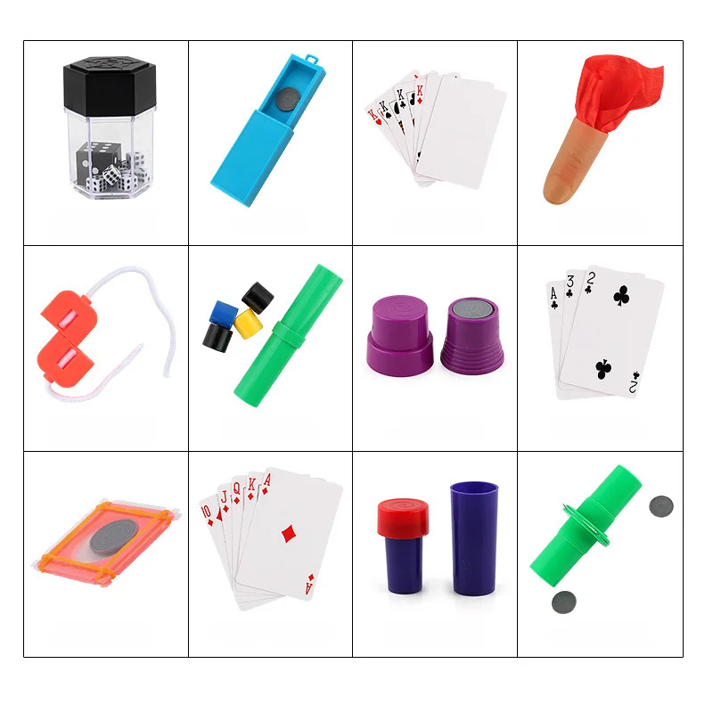  Chidlren Magic Tricks Toys Junior Magic Set Simple Magic Props For Magic Beginner Children With Tea - 32960368321