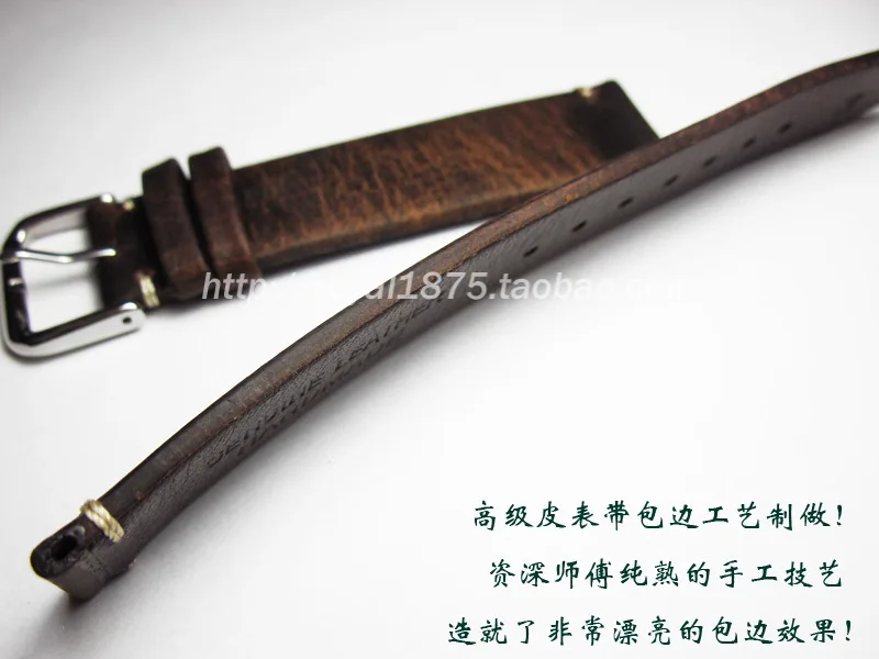 Soft Vintage Brown Watchband 18mm 19mm 20mm 21mm 22mm Watch Band Genuine Leather for Omega Tissot Seiko Casio Watchband Strap