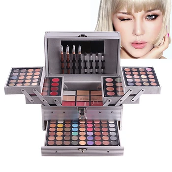 

Makeup Set Professional Cosmetics Eyeshadow Glitter Palette Matte Eye Shadow+Lip Liner+Eyeliner+Brush+Eyebrow Powder+Lipstick