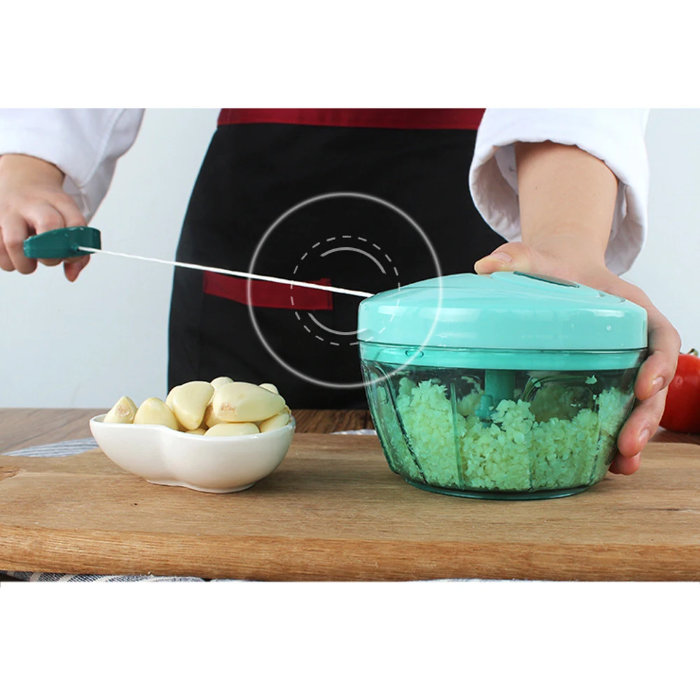 Günstig Ziehen String Hand Lebensmittel Prozessor Hand Gemüse Chopper Fleischwolf Mixer für Obst Gemüse Muttern  zwiebeln Knoblauch Salat