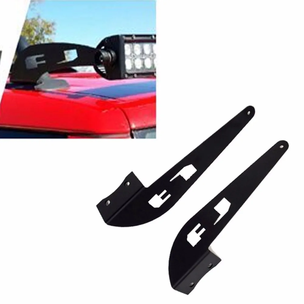 

52 Inch Light Bar Roof Rack Top Mounts Windshield Curved Lamp Bracket For Toyota For FJ Cruiser 2007-2014