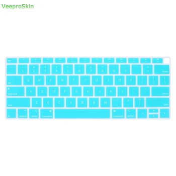 

English Keyboard Cover Skin for MacBook Newest Air 13" 2018 Release A1932 with Retina Display Waterproof Silicone Laptop