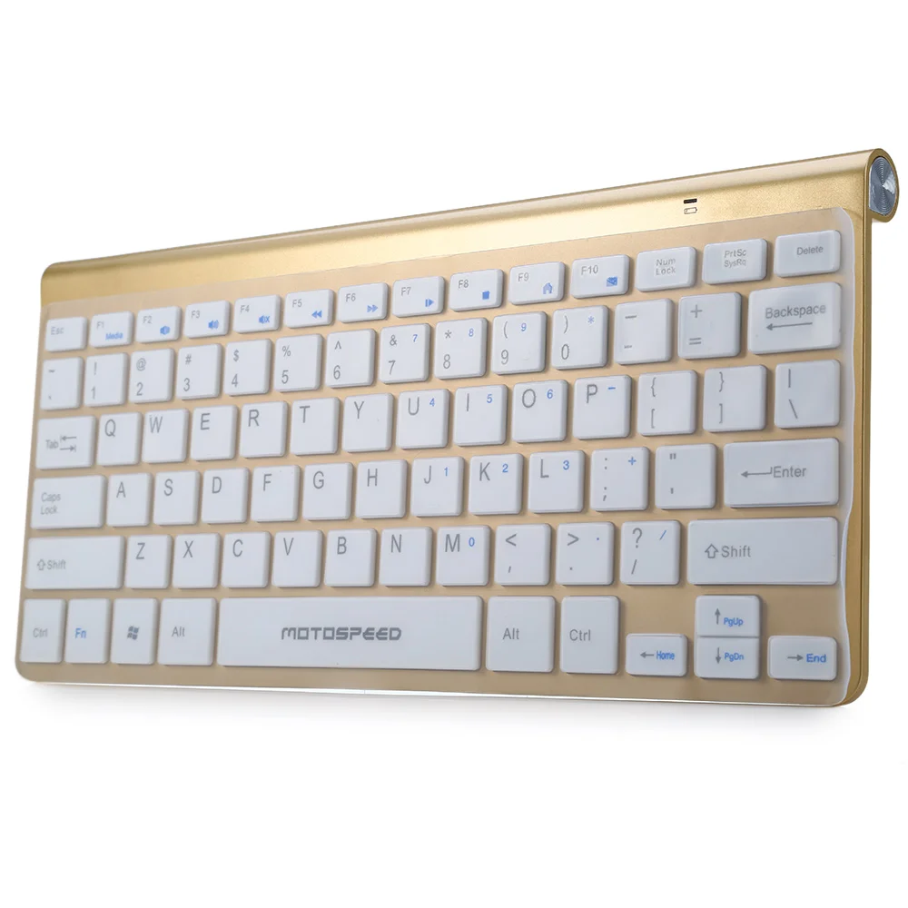 

New Motospeed G9800 2.4G Wireless Optical 1200DPI Mouse and Ultra-thin Keyboard Combo for Desktop PC