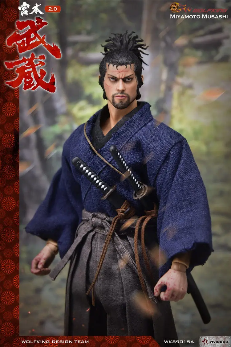 

WOLFKING WK89015A 1/6 Miyamoto Takehide 2.0 Collection Action Figure for Fans Holiday Gift Cheap Shipping Fee