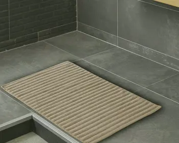 

Thickness Jacquard 100% cotton Bath Mat bathroom ground towel mat floor towel 50*80cm Top grade home textile