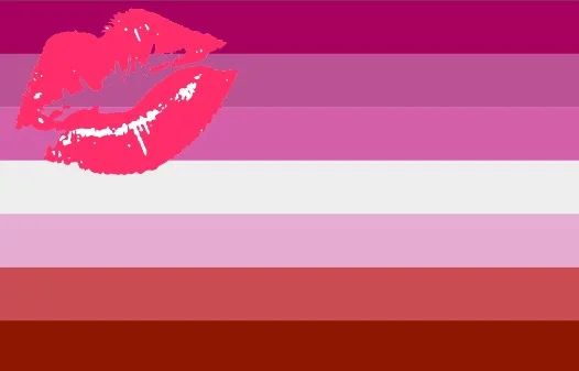 Йонин 90*150 см ЛГБТ Радуга гомосексуальная губная помада поцелуй губы - Цвет: B